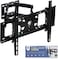 Caroski TV Wall Mount Bracket Supports 26 To 85 Inch Screen Swivel TV Wall Mount With Dual Articulating Arms