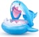 Baby Pool Float Swimming Float with Canopy Inflatable Floatie Swim Ring for Kids Aged 6-36 Months