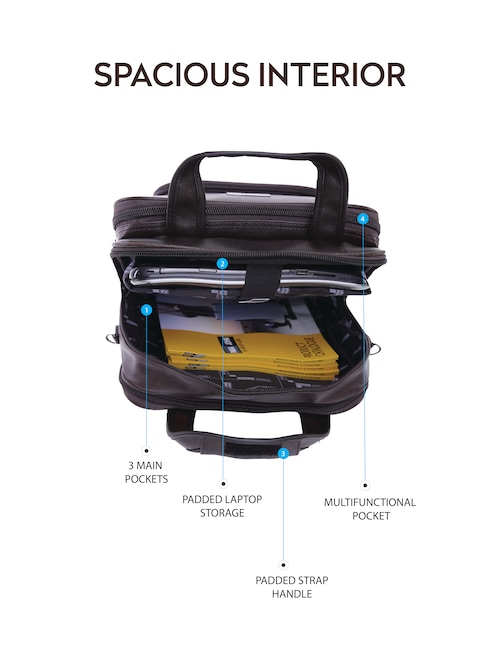 PARA JOHN Vertical Slipcase Secure Business Professional Multi-Purpose Travel Laptop Bag with Hideaway Handles, Cross Shoulder Strap, Protective Padding  / Office Bag / Macbook Bag / Backpack