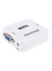 Generic - Mini VGA To HDMI Audio Video Converter Adapter White
