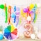 Ludeou 150Pcs Long Balloons For Balloon Animals Art, Premium Latex 260 Balloons Twisting Balloons Assorted Color Rainbow Clown Balloons Kit