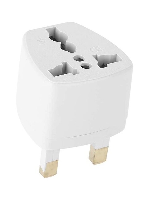 Generic Multi Purpose Ac Power Plug Adapter White