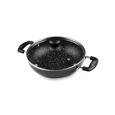 G- Happy Home Kadhai 24CMCm Non Stick with lid with Induction base