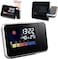 Fitto LCD Projector Digital Watch Alarm Clock, Temperature Humidity, Desktop, LED Backlight, Table Clock