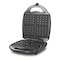 Black + Decker 3 in 1 Sandwich and Waffle Maker 4 Slices 1400 Watt - Black- TS4130-B5
