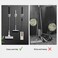 4 PCS Broom Holder Mop Holder Broom & Mop Grippers Self Adhesive No Drilling Super Anti-Slip Broom and Dustpan Hanger Wall Mount Mops Rakes Holder for Home, Kitchen, Garden, Garage Storage