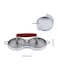 Generic Double Burger Press Hamburger Patties Maker Multicolour 28.5centimeter