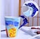 Solarae 3D Dolphin Mug (13.5oz). Hand-painted for all ages. Microwave safe