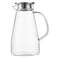 Glass Jug With Silver Lid 1.4L 5572