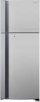 Hitachi 650L (Gross capacity) Double Door, Top Mount Refrigerator, Inverter, Fresh Select, 1 Year Warranty, RV655PUKOKPSV, Platinum Silver