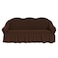 Fabienne Turkish Stretchable Sofa Cover Three Seater Brown Free Size