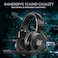 K19 3.5mm Wired Gaming Headset Over Ear Headphones Noise Canceling E-Sport Earphone with Mic LED Lights Volume Control Mute Mic for PC Laptop PS4 Smart Phone