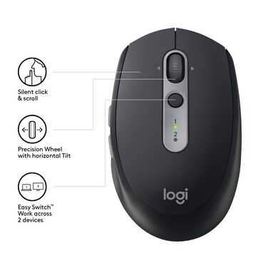 Logitech Mouse Wireless M590 Multi-Device Silent Graphite