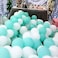 Buena Ventura's Themez Only Metallic Balloons / Foil Combo - Aqua , White with Star Foil - Pack of 33 pcs