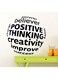 Spoil Your Wall Positive Quotes Wall Decals Black 60x60cm
