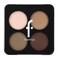 Flormar Colour Eyeshadow Palette 4 Shades, 004 Swiss Chocolate