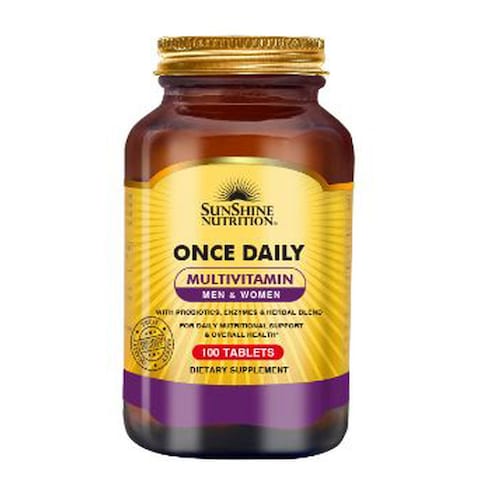 Sunshine Nutrition Once Daily Multivitamin 100 Tablets