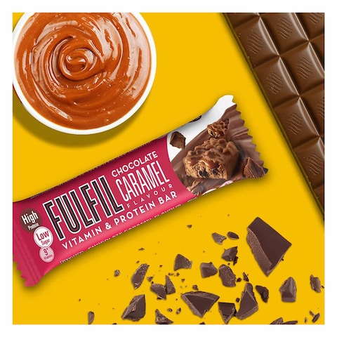 FULFIL CHOC CARAMEL BAR 55G