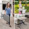 Lifetime 26-Inch Personal Table, Light Commercial, Putty/Black Sand, LFT-80932 - 2 Years Limited Warranty