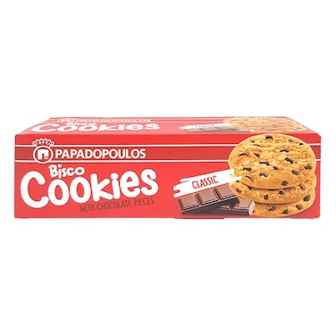 Papadopoulos Bisco Cookies Chocolate 180GR