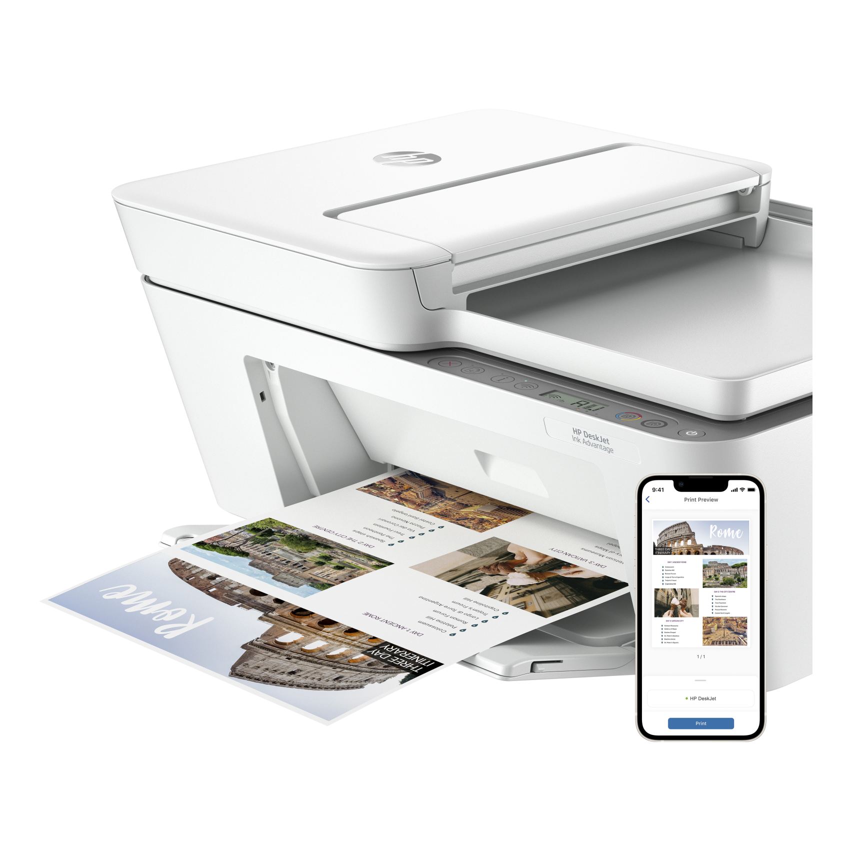 HP DeskJet Ink Advantage 4276 All-In-One Printer 60K49C White