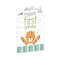 Sweet At One - Boy Centerpiece Standup Tri-fold