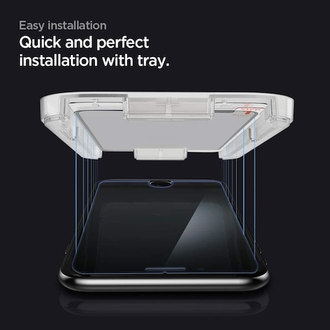 Spigen GLAStR EZ-Fit [2-Pack] designed for iPhone 8 / iPhone 7 Tempered Glass Screen Protector - Case Friendly