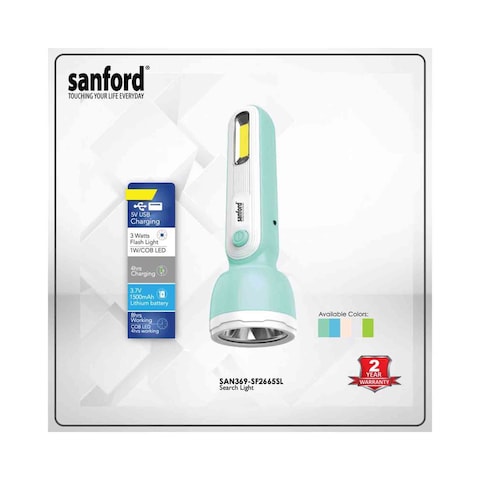 Sanford Classic Rechargeable LED Searchlight SF2665SL White