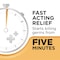 Strepsils Warm Ginger Fast Effective Relief from the Symptoms of Sore Throats 16 Lozenges