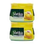 Buy Vatika hair styling cream dandruff guard lemon , tea free  almond 140 ml x 2 in Saudi Arabia