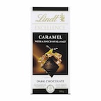 Buy Lindt Excellence Caramel With Sea Salt Dark Chocolate 100g in UAE