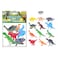 Power Joy Animal Worldz Dinosaur World Animal Figure Toy 4inch 6 PCS