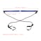 Generic-Portable Pilates Bar Kit Resistance Band Muscle Toning Bar Home Gym Pilates Body Workout