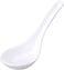 Dinewell - White Melamine Soup Spoon 13.5 Cm-Dws5111W