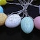 Generic-10 LEDs Easter Egg Shape String Light 1.65m/5.41ft Fairy Lights Colorful Battery Operated String Lights for Indoor Patio Holiday Bedroom Party Indoor Wedding Festival Tree Decoration