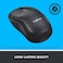 Logitech M220 Wireless Mouse, Silent Buttons, 2.4 Ghz With USB Mini Receiver, 1000 Dpi Optical Tracking, 18-Month Battery Life, Ambidextrous PC / Mac / Laptop - Noir