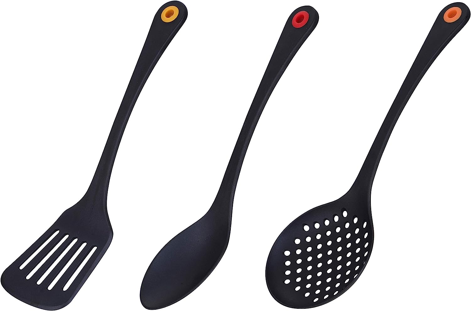 Royalford Rf7926 Profile Line Wok Turner, Strainer And Pot Scraper, Stainless Steel, Cooking Gadget Bakeware, Kitchen Utensil Set
