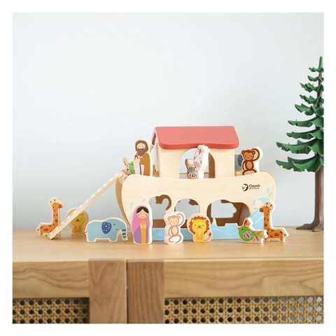 CLASSIC WOODEN NOAH&#39;S ARK 4160