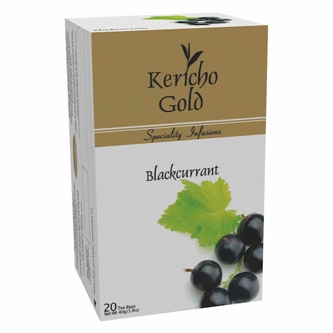 Kericho Gold Blackcurrant Tea Bags 2g x Pack of 20