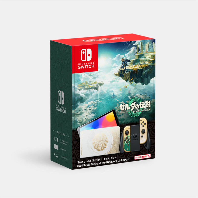 Nintendo Switch OLED Model Console - Legend of Zelda: Tears of the Kingdom Edition (Japanese Version) By Nintendo