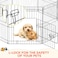 Woofy Metal Foldable Pet Play Pen With Door (8 Panels) - 61x91cm