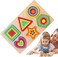 27 pcs Geometric Shapes Wooden puzzles for Motessori Learning