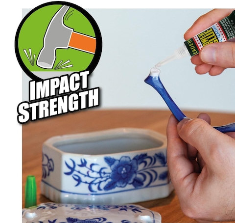 Super Glue 2.5g per Tube - Fast Dry Instant Bonding - Strong Adhesion Liquid Glue with Precision Applicator - Pack of 12