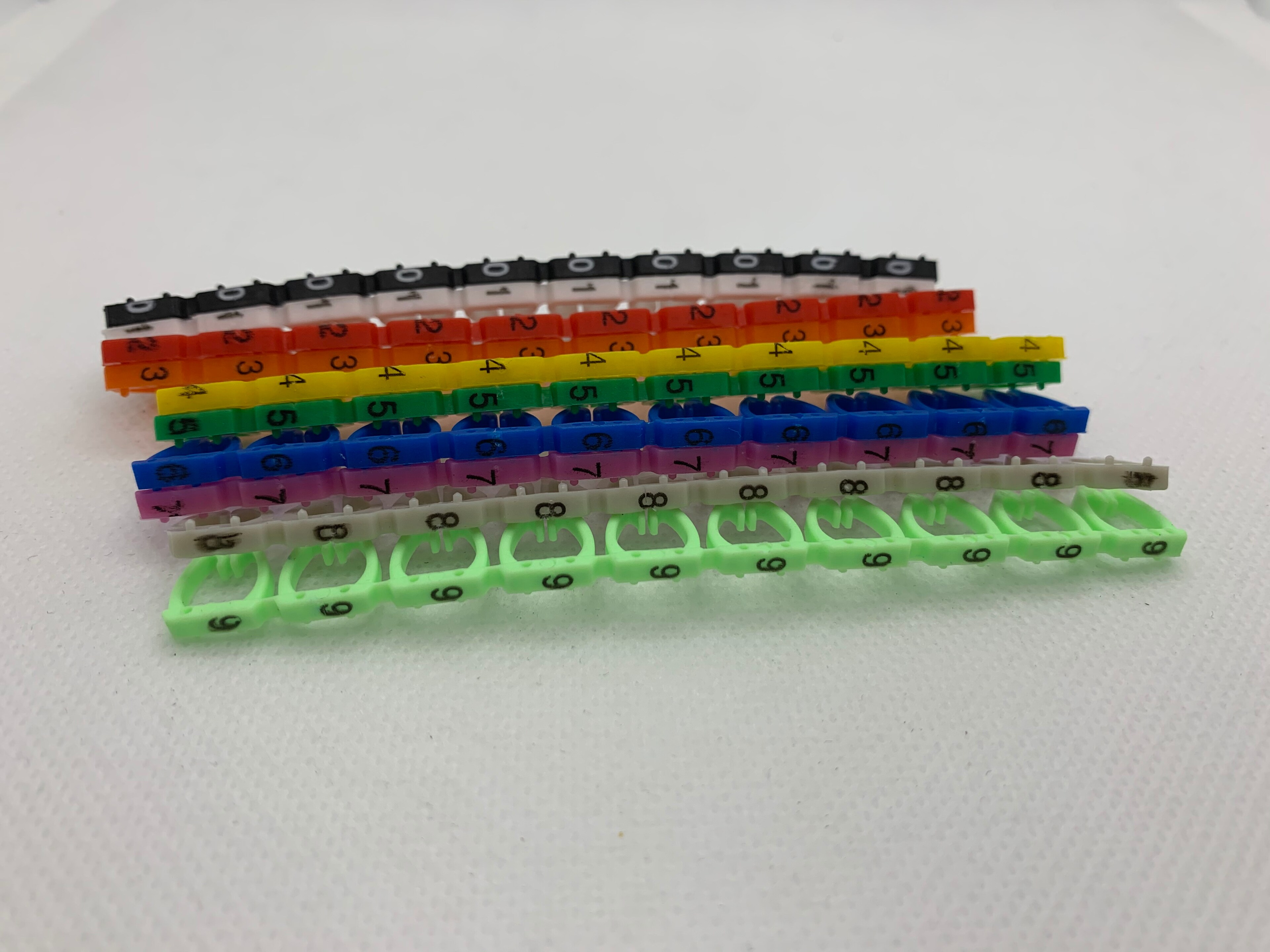 Buy APKR Cable Marks Number 0-9 Colorful (10Pcs/Number) Online ...