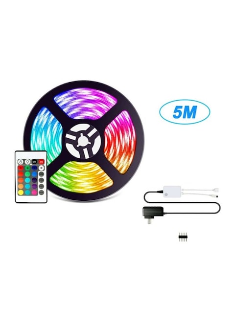 شريط إضاءة LED متعدد الألوان RGB متعدد الألوان 5متر