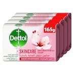 Buy Dettol Skincare Anti-Bacterial Bathing Soap Bar, Rose  Sakura Blossom Fragrance, 165g - Pack of 4 in Saudi Arabia