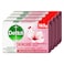 Dettol Skincare Anti-Bacterial Bathing Soap Bar, Rose &amp; Sakura Blossom Fragrance, 165g - Pack of 4