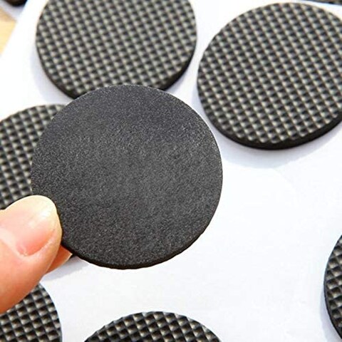 Generic 90 Pcs Non Slip Furniture Pads X-Protector Furniture Grippers Best Self Adhesive Rubber Feet Furniture Feet Ideal Non Skid Furniture Pad Floor Protectors For Fix In Place Furniture