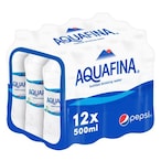 Buy Aquafina Bottled Drinking Water 500ml Pack of 12 in Saudi Arabia