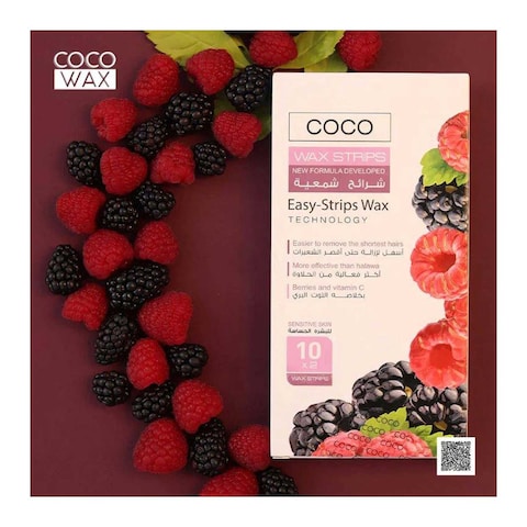 Coco Wax Strips Blueberry - 100gm